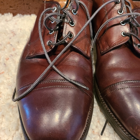 Allen Edmonds Brown Cap-Toe Oxford Lace-Up Dress Shoes Size 9 1/2 D - Picture 8 of 12
